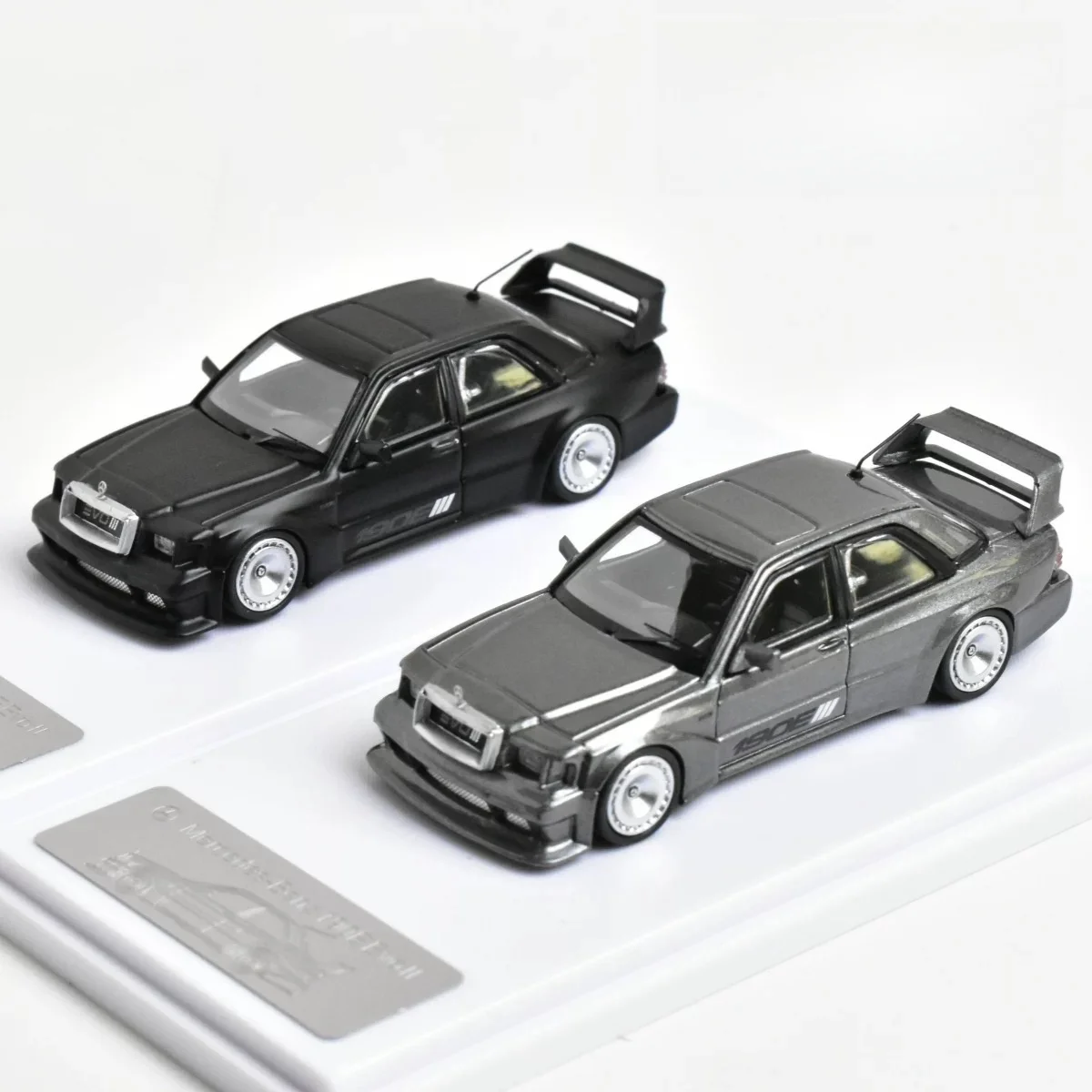 

BSC 1:64 BENS 190E EVO W201 concept modified alloy car model