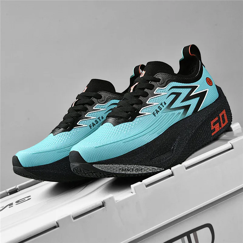 

2025 New Marathon Running Shoes Professional Elastic Anti Slip Sports Shoes Summer Outdoor Soft and Comfortable Walking Shoes
