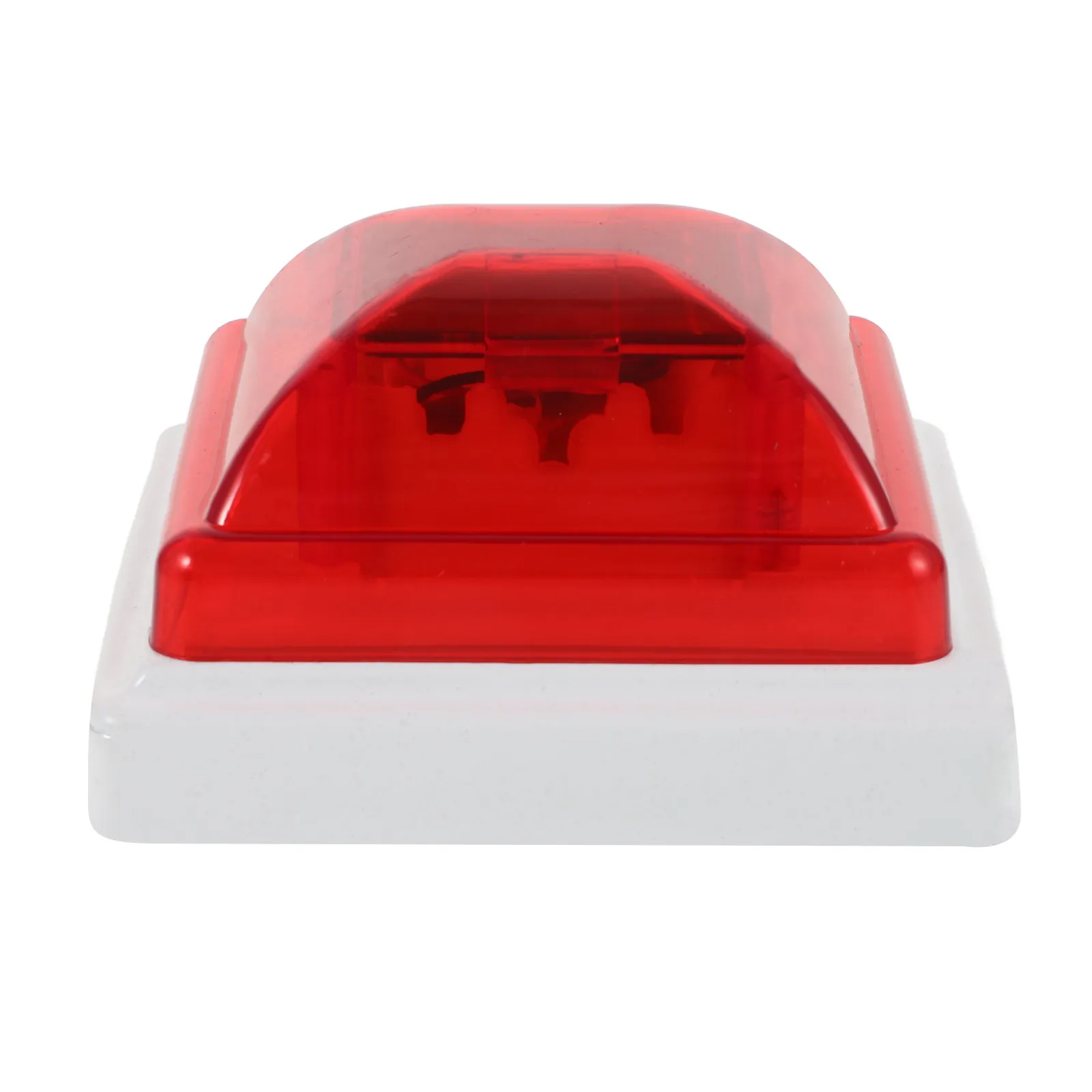 Fence Solar Lights Led Column Warning Outdoor Lighting Post Topper Caps Traffic Stop