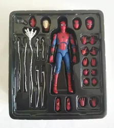 NEW Spider-man Mafex 103 Hero No Return Spider Man Deluxe Edition Action Figures Can Be Hands-on Model toys Gift