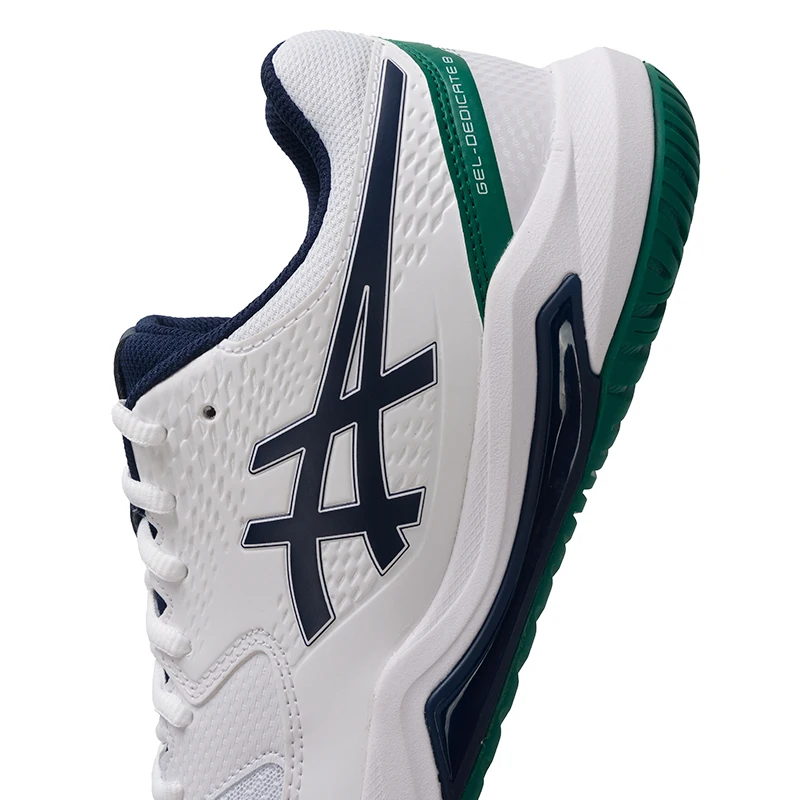 أحذية Asics Gel-Dedicate 8 للتنس خفيفة الوزن مبطنة للرجال للتدريب اليومي ورياضات المحكمة 1041A408-105