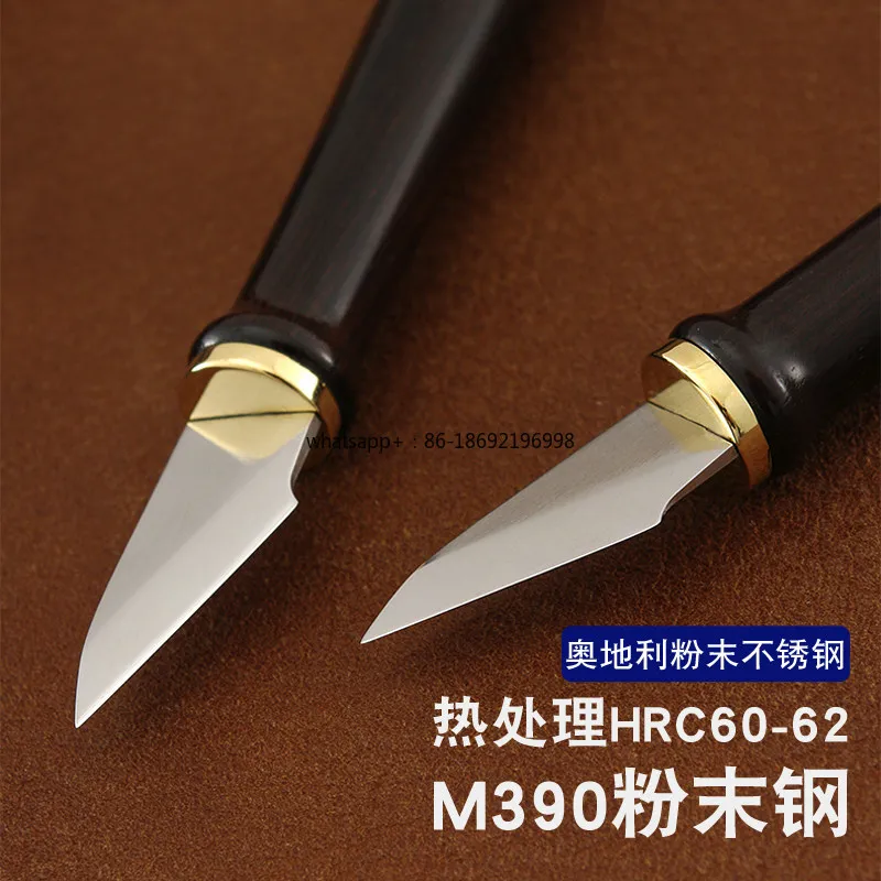 powder-steel-m390-carving-knife-pen-knife-leather-knife-hand-diy-leather-tools-bowen-bowen