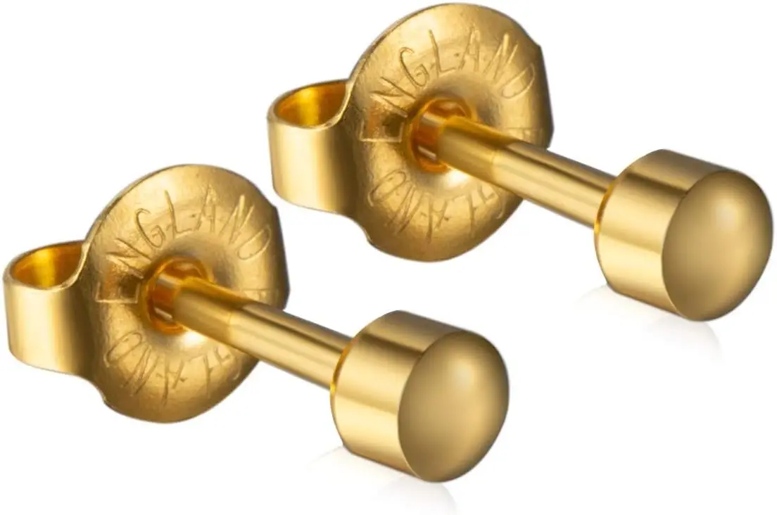 

Official Blu Ear Piecing Ball Studs - Choose your Colour/Style (Gold, Regular Ball)