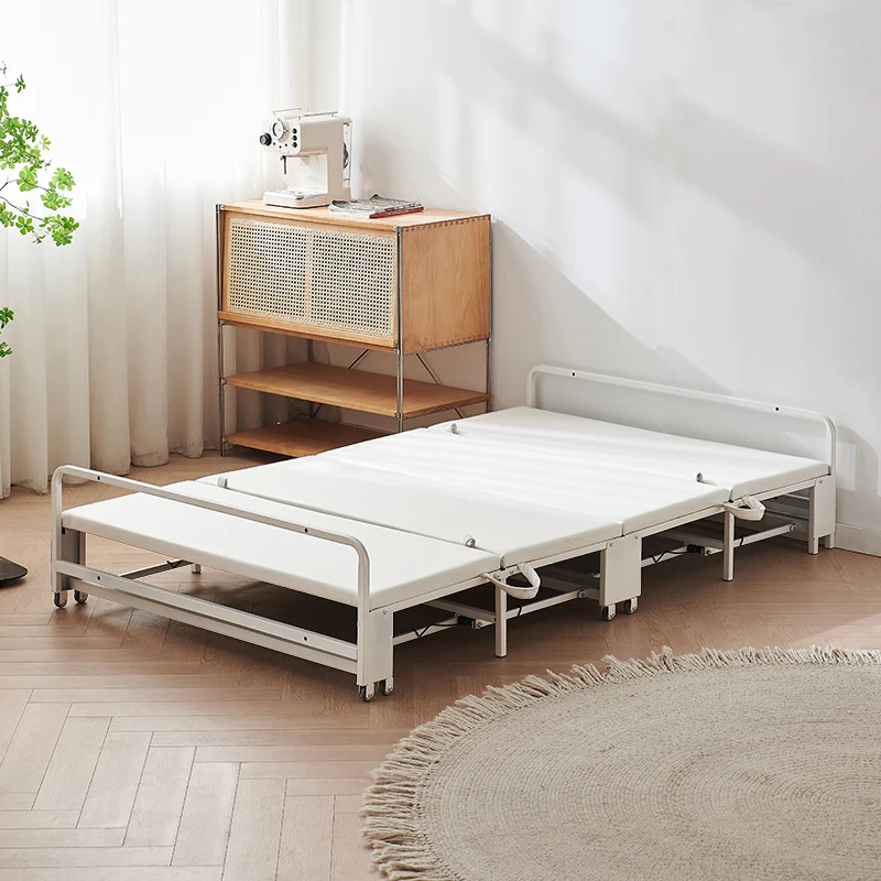 

Multifunctional invisible folding pull-out lunch break bed small apartment desk cabinet integrated hidden bed office nap