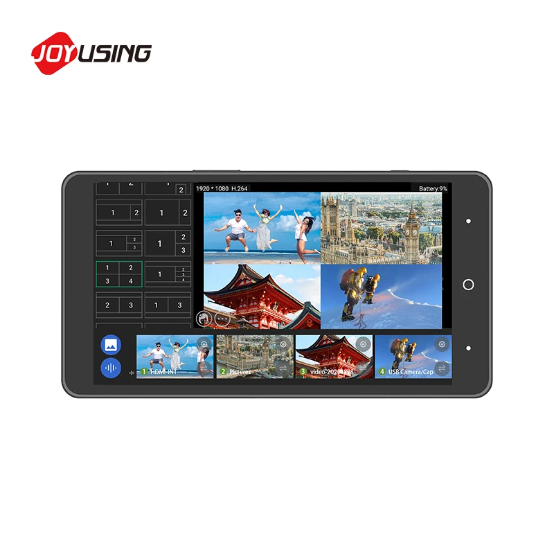 

4K Joyusing V360 Recorder 6" TouchScreen Monitor Switcher Live Streaming Equipment