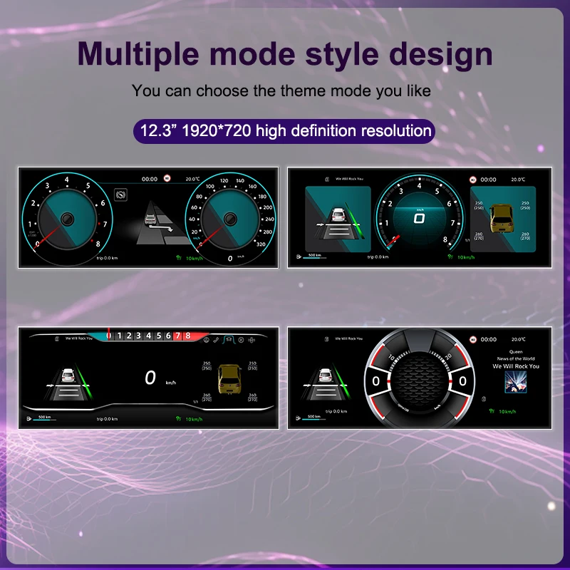 AUTOTOP 12,3 1920*720 Linux Auto LCD Digital Dashboard Cluster Für VW Magotan B8 / CC / Passat B8 Arteon / Passat Variante – Detail 4