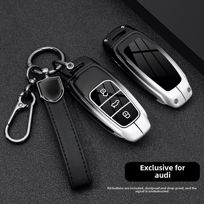 

zinc alloy Car Remote Key Cover Case Shell for Audi A4 B9 A5 A6L A6 S4 S5 S7 8W Q7 4M Q5 TT TTS RS Coupe Styling Accessories