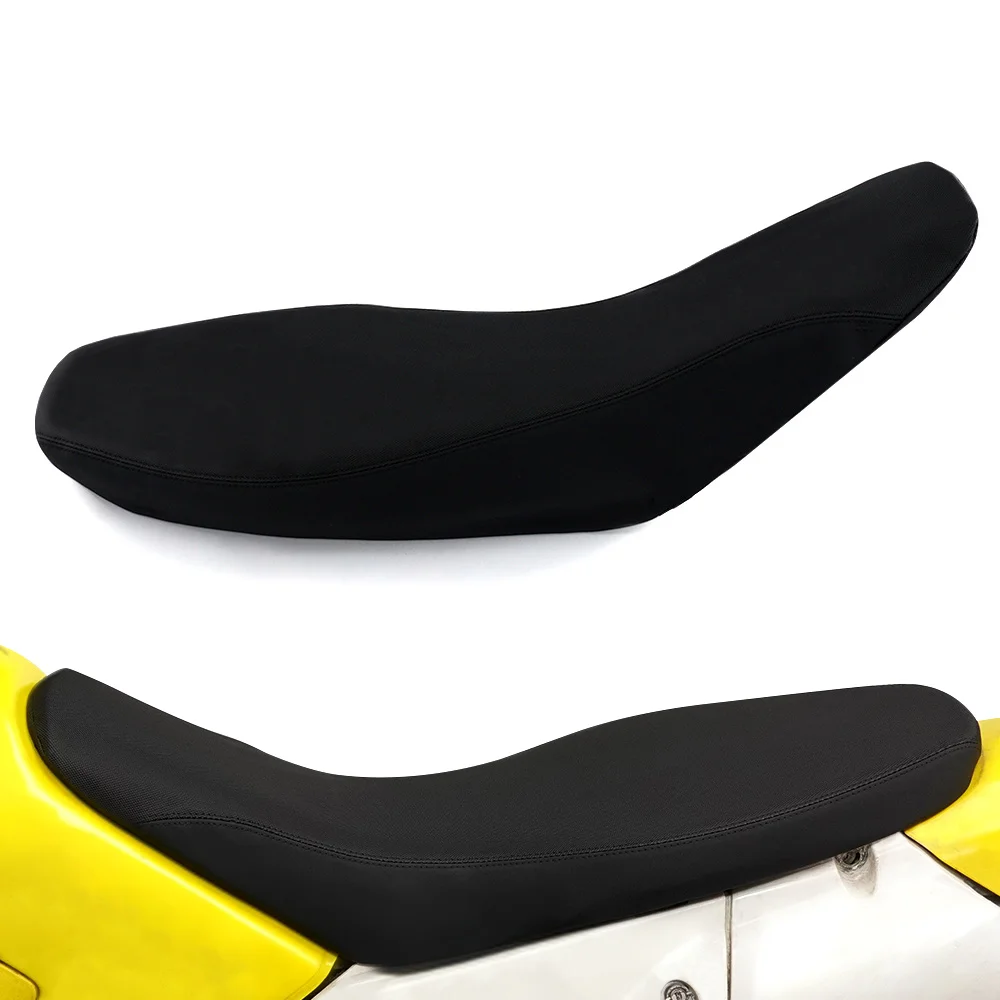 

Для Suzuki DRZ400 DRZ400E DRZ 400S DRZ400SM 2000-2024 чехол на сиденье мотоцикла и пенопластовый нескользящий чехол на сиденье из ПВХ, полосатый захват