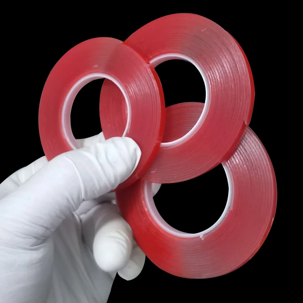 3Pc Double Sided Tape Strong Fixation Transparent Tape Waterproof No Traces High Viscosity Self Adhesive Tapes Fixed Stickers