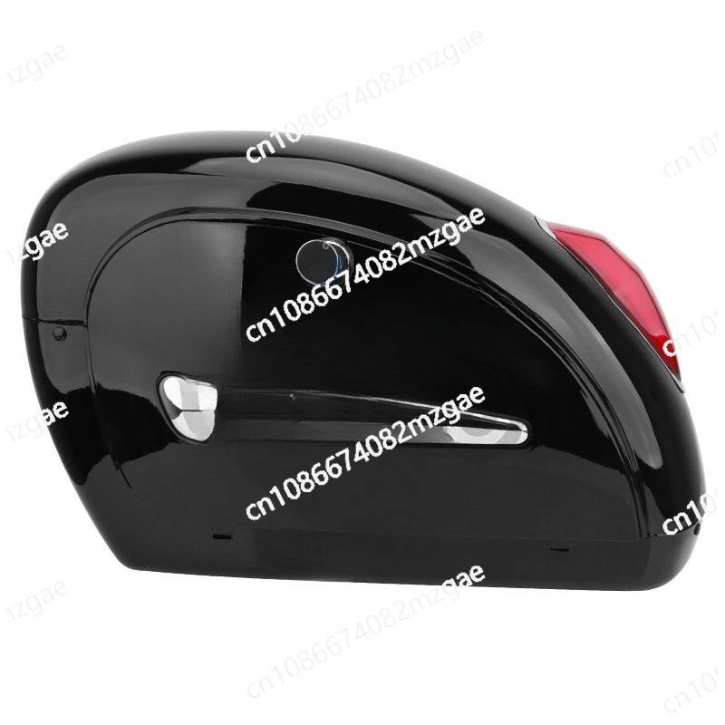 Motorcycle accessories suitable for cruising Crown Prince car side box with lights, black small size