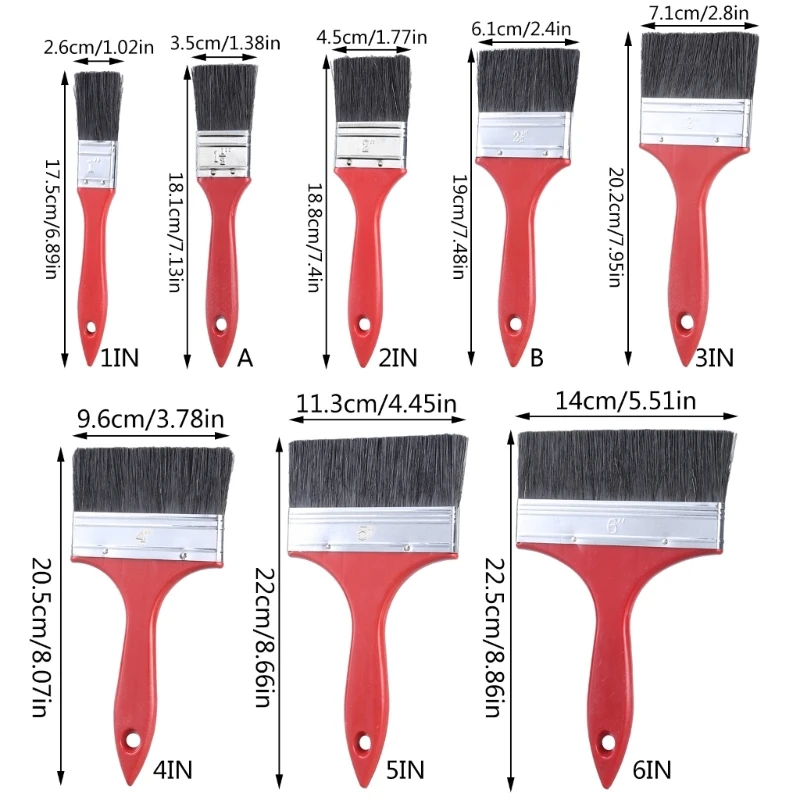 Pennello con setole morbide con manico lungo comodo Pennelli da disegno per pittura ad acquerello perfetti per spedizione