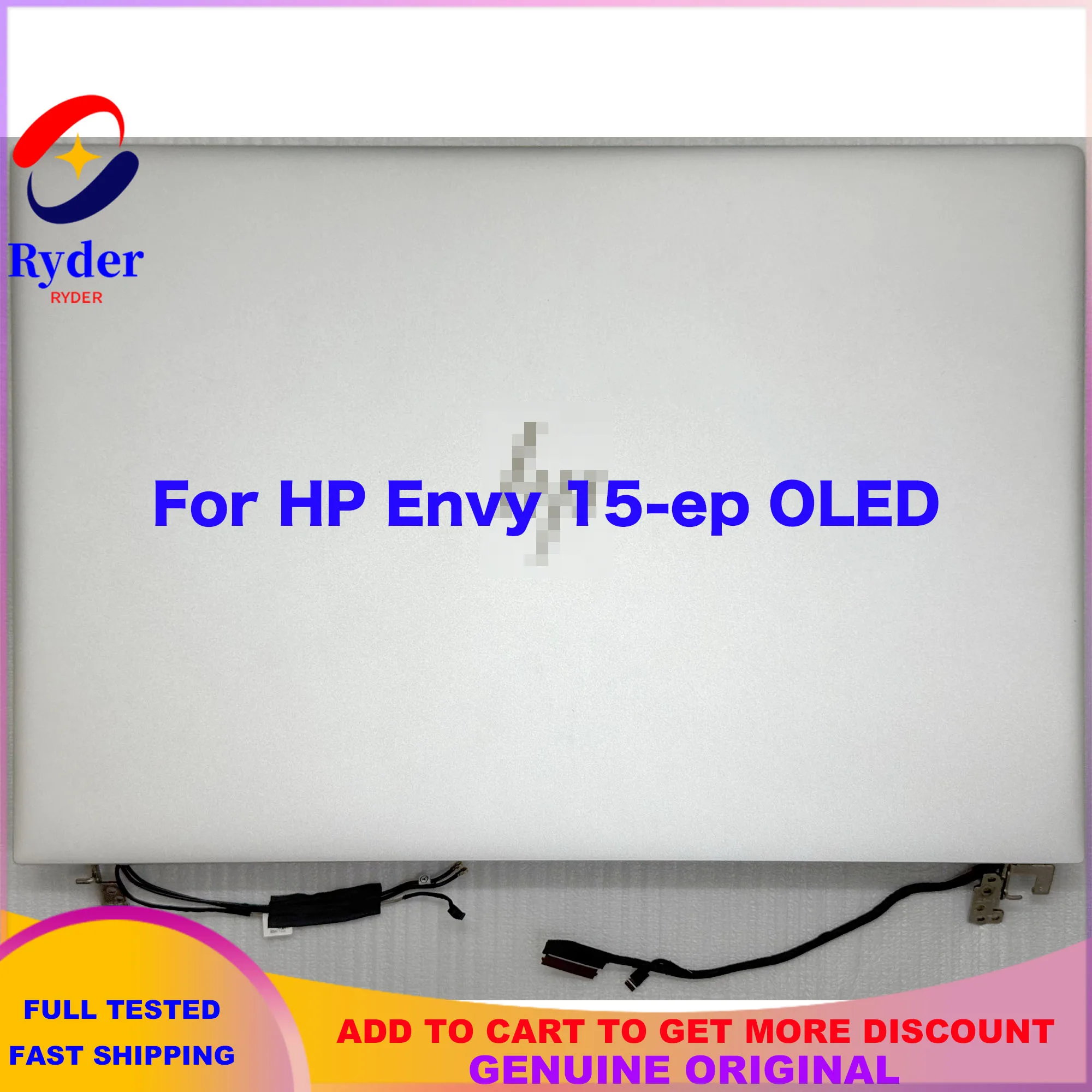 

Оригинальный 15,6-дюймовый 4K OLED для HP Envy 15-ep 15-ep01115TX UHD ЖК-сенсорный экран в сборе L97420-001 L97421-001