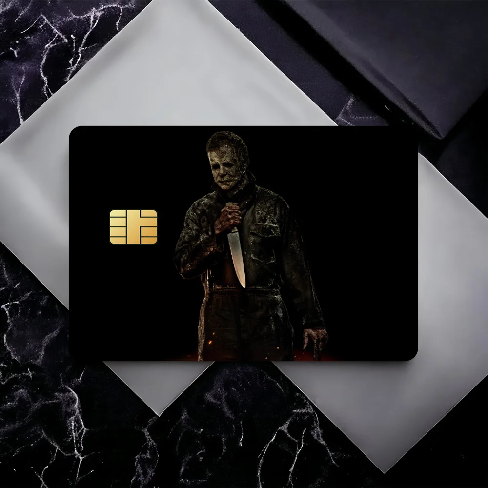 Halloween Kills Michael Myers Poster Anti-Scratch Decorative Waterproof Small Chip 4PCS Card Sticker New