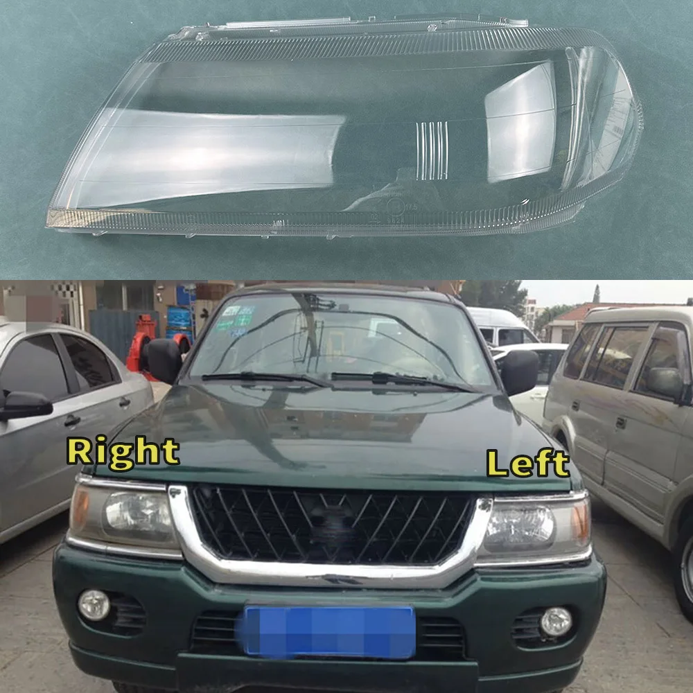 

For Mitsubishi Sport Pajero Race Headlamp Cover Shade Transparent Lampshade Headlight Shell Plexiglass Replace Original Lens