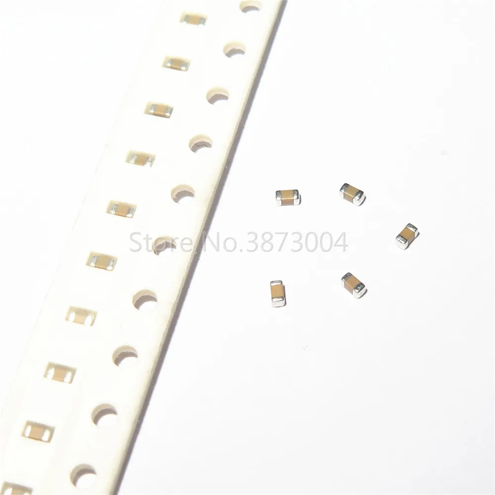 100pcs 0603 100nF 0.1uF 50V X7R 10% SMD Chip Capacitor
