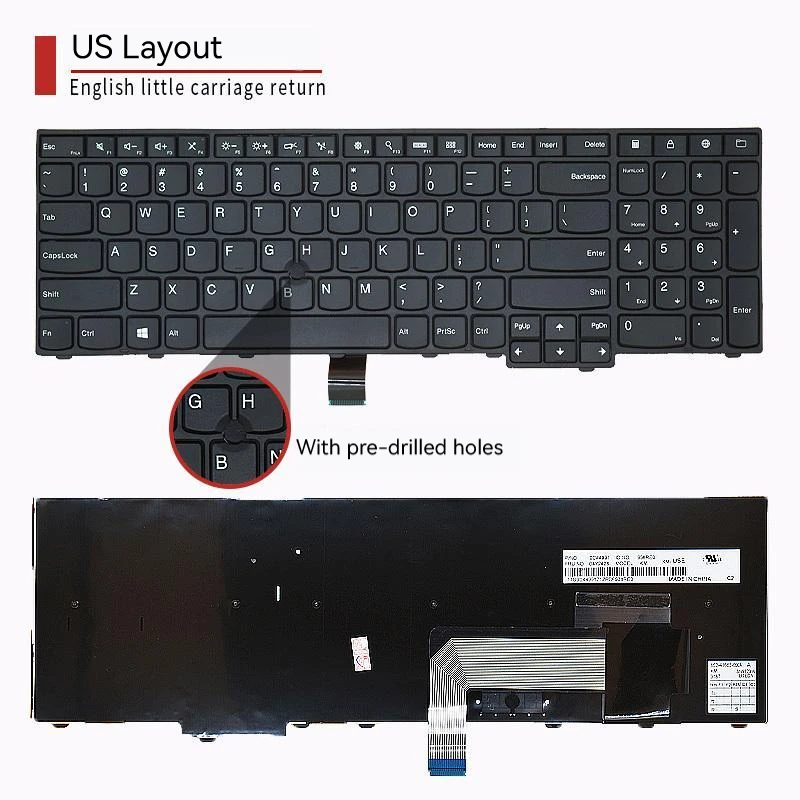 Laptop Keyboard for IBM E531 E540 L540 W540 T540P W541 T550 L540 W550 T560 T540 W550 P50S L570 US