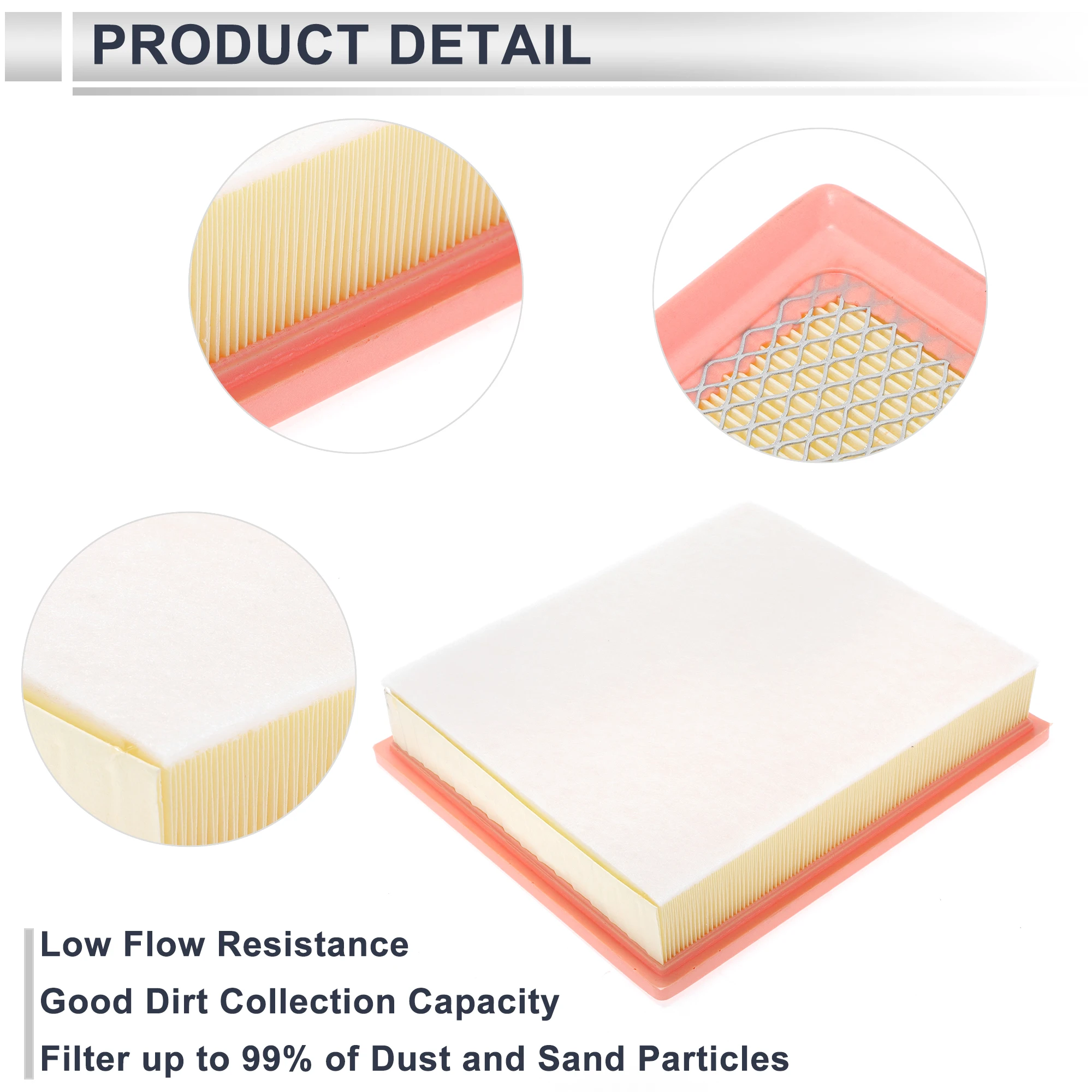 

X Autohaux Engine Air Filter for Toyota Tacoma 3.5L 2016-2023 Long Life Element Filter Air Cleaner