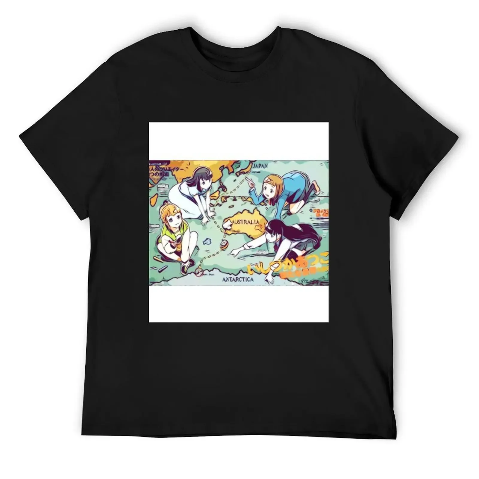 A Place Further Than The Universe|Sora Yori Mo Tooi Basho - Main Characters (Sketch) T-Shirt