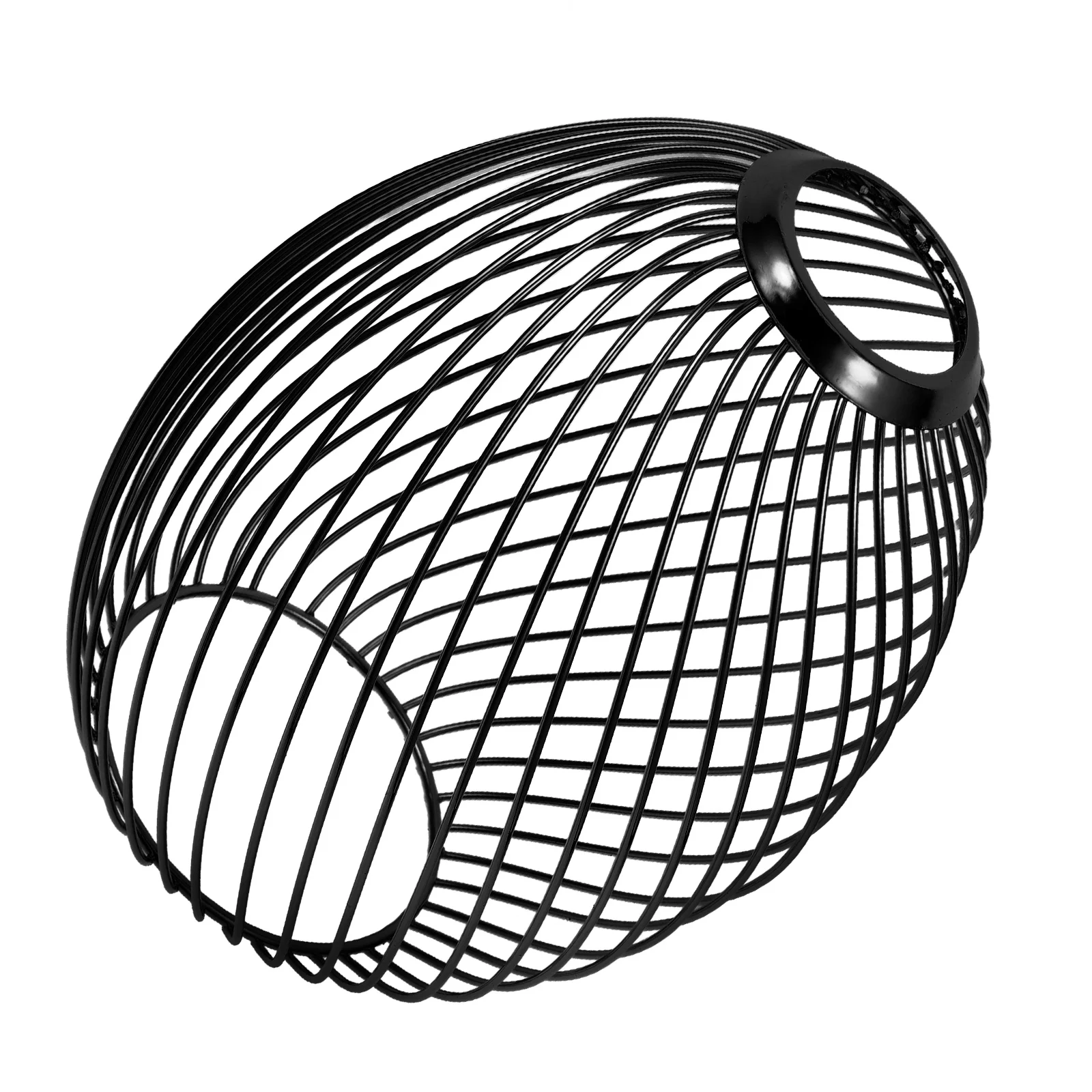 Practical Metal Lamp Shade For Hanging Lamp Unique Spiral Design Light Fixture For Hotel Home Restaurant