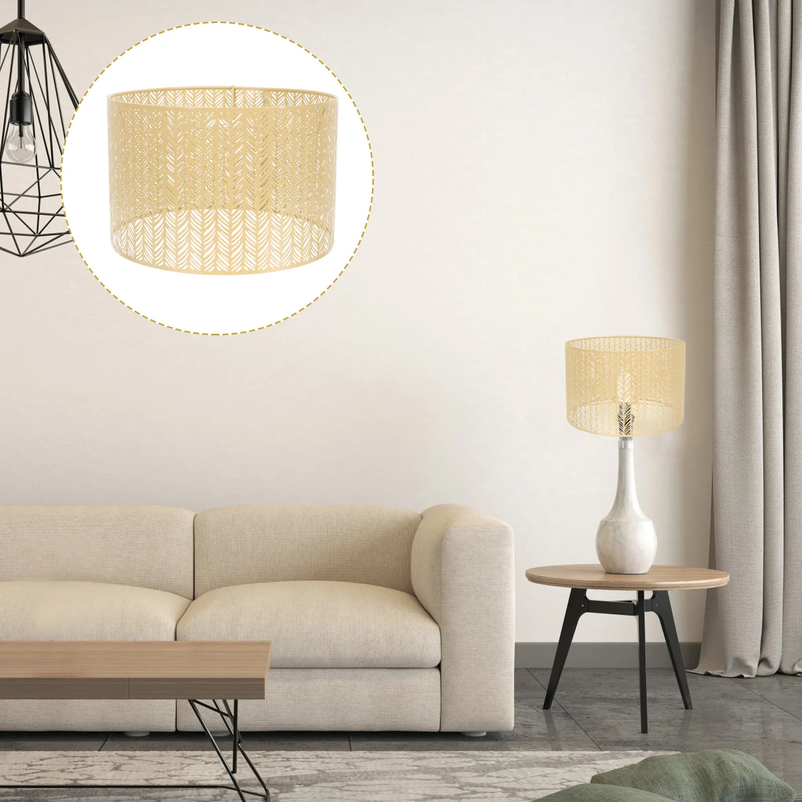 

Металлический абажур с ажурным дизайном, современный светильник для потолочного подвесного светильника, декоративный абажур для замены в доме и отеле