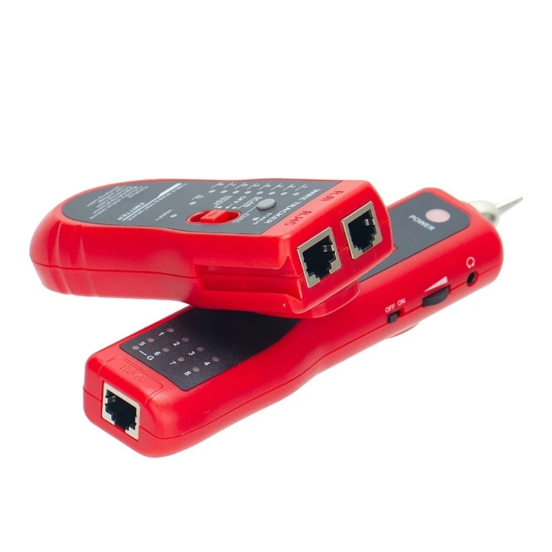 Ipiip JM-868 Cáp Mạng Dây Theo Dõi Đầu Thu RJ11 RJ45 Cat5 Cat6 Dây Điện Thoại Theo Dõi Tracers Mực Công Cụ