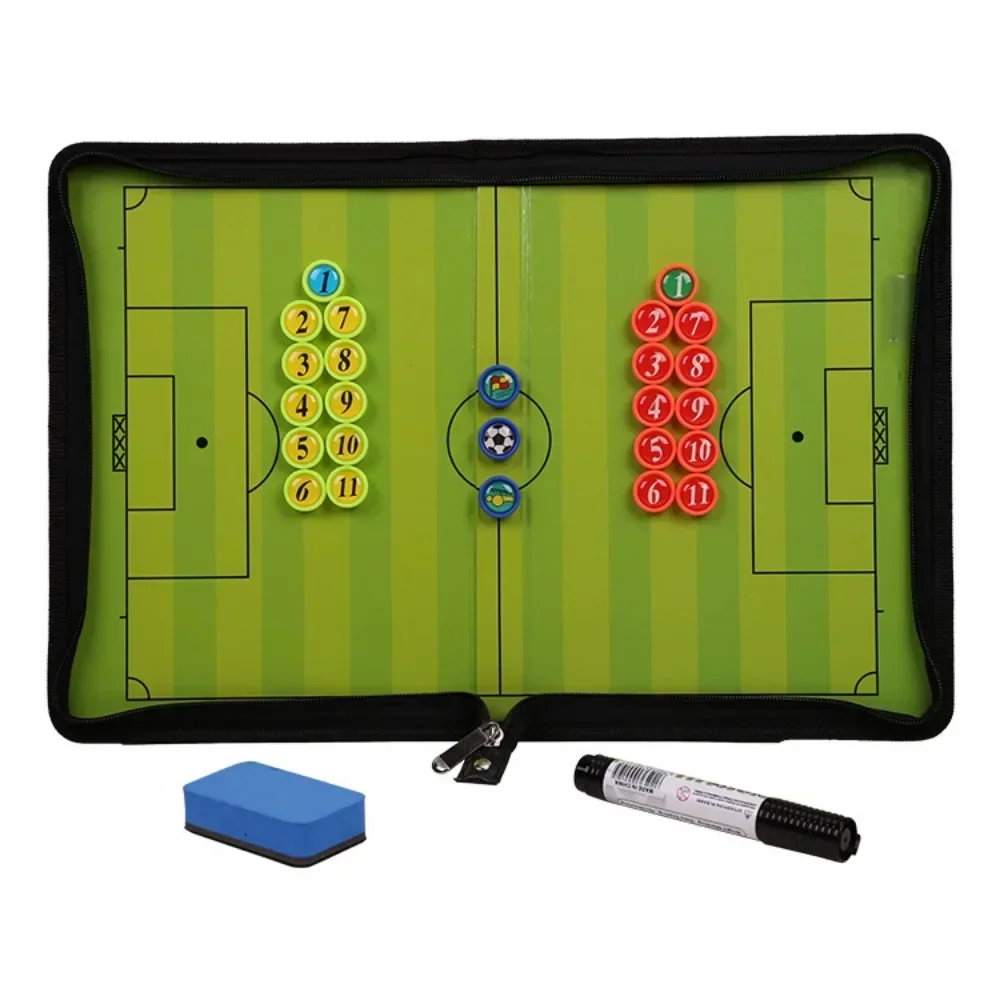 Soccer Tactical Board Football Clipboard Foldable Magnetic for Coach Training