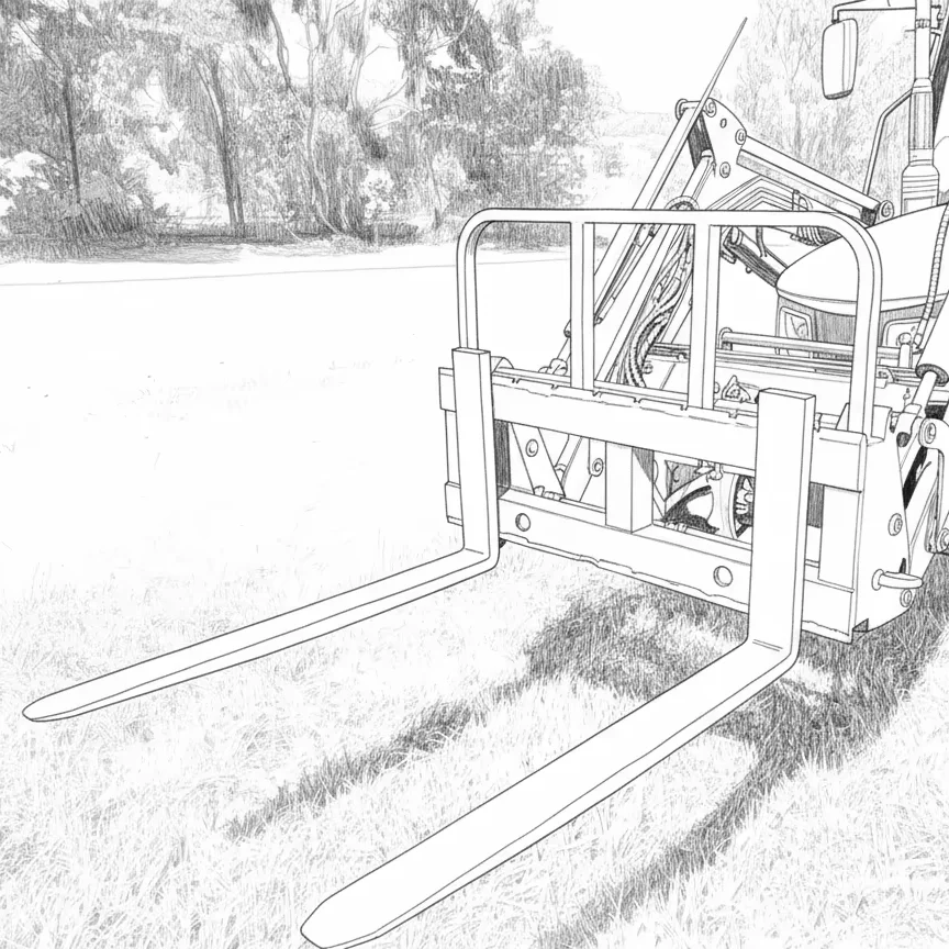 

Heavy Duty Forged Hay Fork with Bearing Farm Manure Fork and Square Steel Handle Manual Pitchfork for Hay Bales