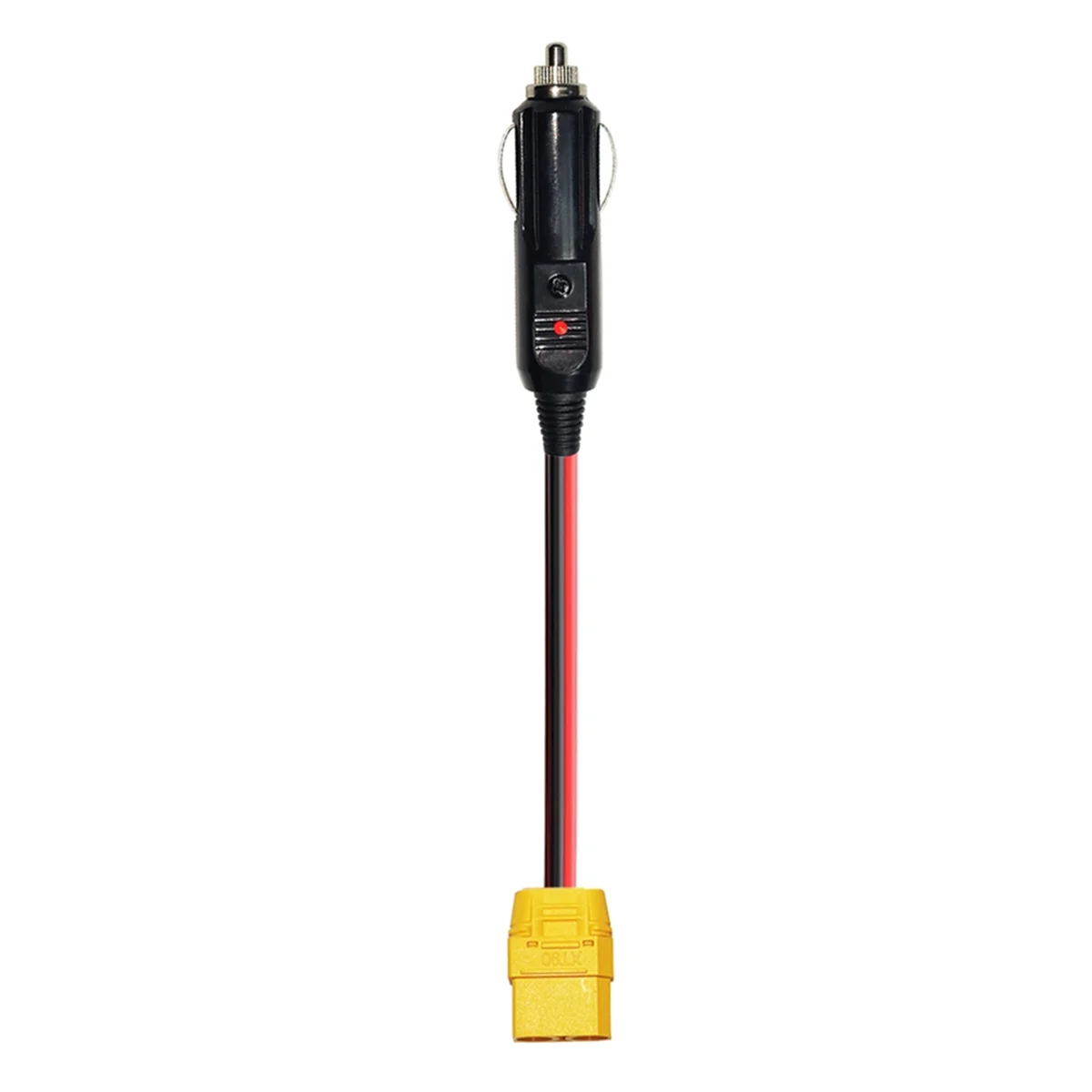 أخف كابل شحن XT90 موصل سالب إلى ولاعة سيارة ذكر التوصيل لمحطة طاقة مولد الطاقة الشمسية 14AWG 12 فولت G