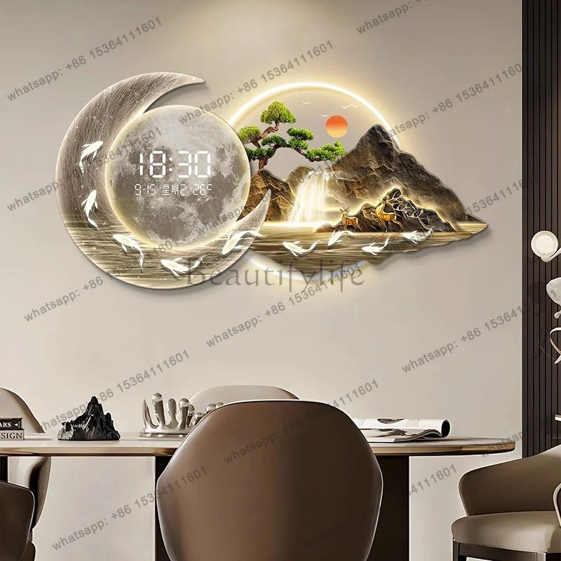 Living Room Digital Wall Clocks Modern Silent Bedrooms Fashion Wall Clocks Minimalist Nordic Orologio Da Parete Home Decor