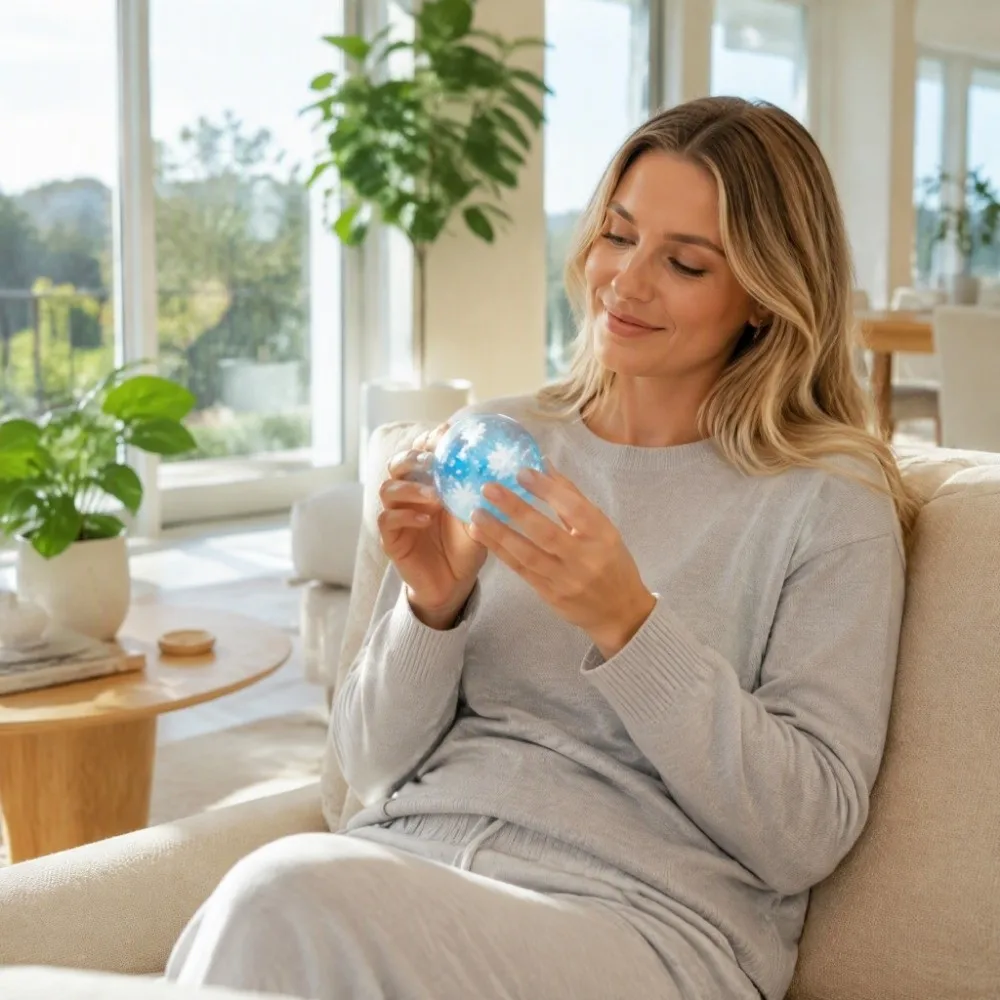 Ocean-themed Crispy Ball Squeeze Toy Soft Crunchy Sound Sensory Fidget Ball Pincher Non-bounce Crispy Texture Pinching Toy