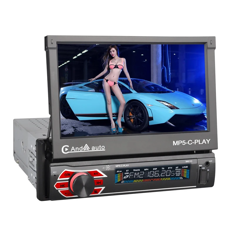 

Cars Accessories 7inch Auto Retractable Car Player Car TV Lcd Mp5 Player Rearview Mirror Car Video Monitor