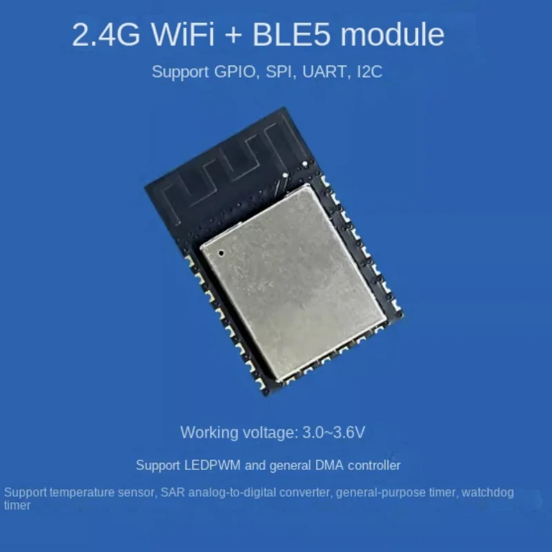 ESP8684 2.4GWIFI+BLE5 Bluetooth two -in -one module small size low power consumption built -in board