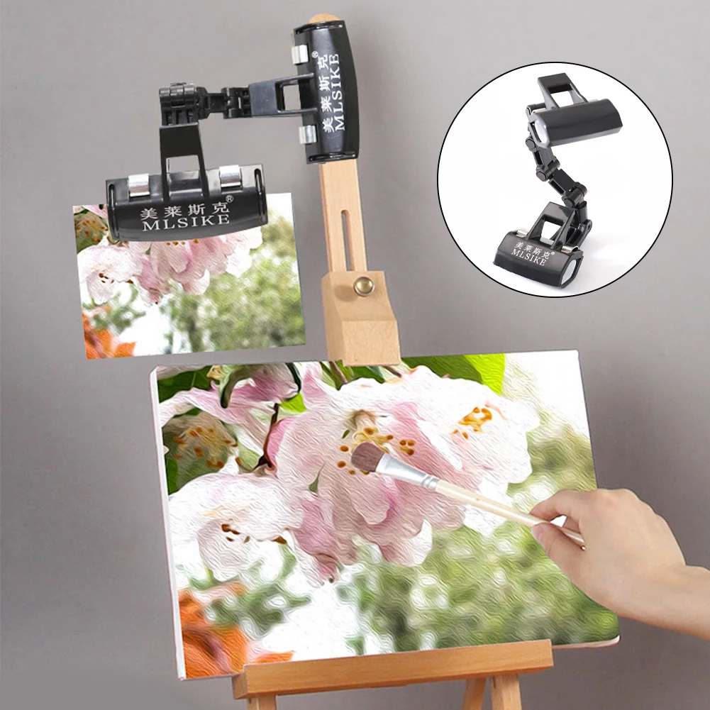 Multifunctional Art Sketch Tracing Clip Double-headed Rotatable Drawing Clip Picture Hanging Holder Clip Painting Clamp Art Set