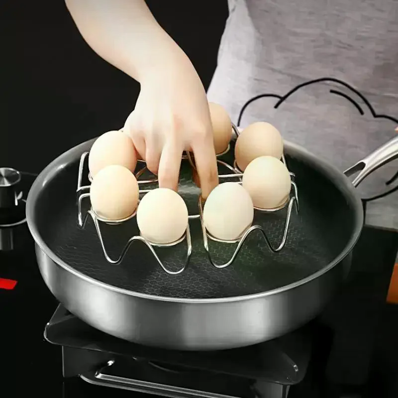 [MA]Multifunctional Steamed Egg Rack Stainless Steel Steamed Bun Dumplings Steaming Rack Durable Steamer Cooking Accessories[MA