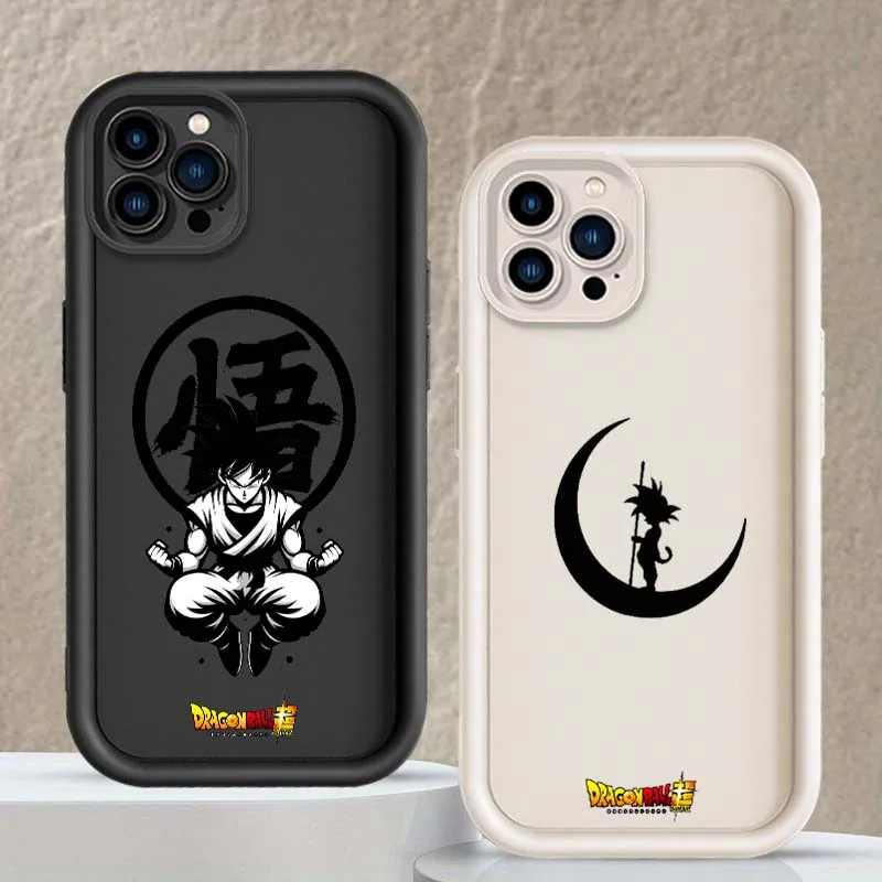 

D-Dragon Ball Anime Son Goku Art For Apple iPhone 17 16 15 14 13 12 11 Plus Pro Max Eye Ladder Phone Case Cover