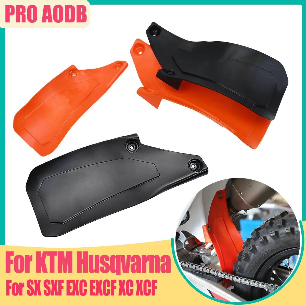 

For KTM Motorcycle Rear Fender Mudguard Plastic Kit Shock Absorber Air Box Mud Flap Splash Guard SX SXF XCF EXC EXCF XC 125-500