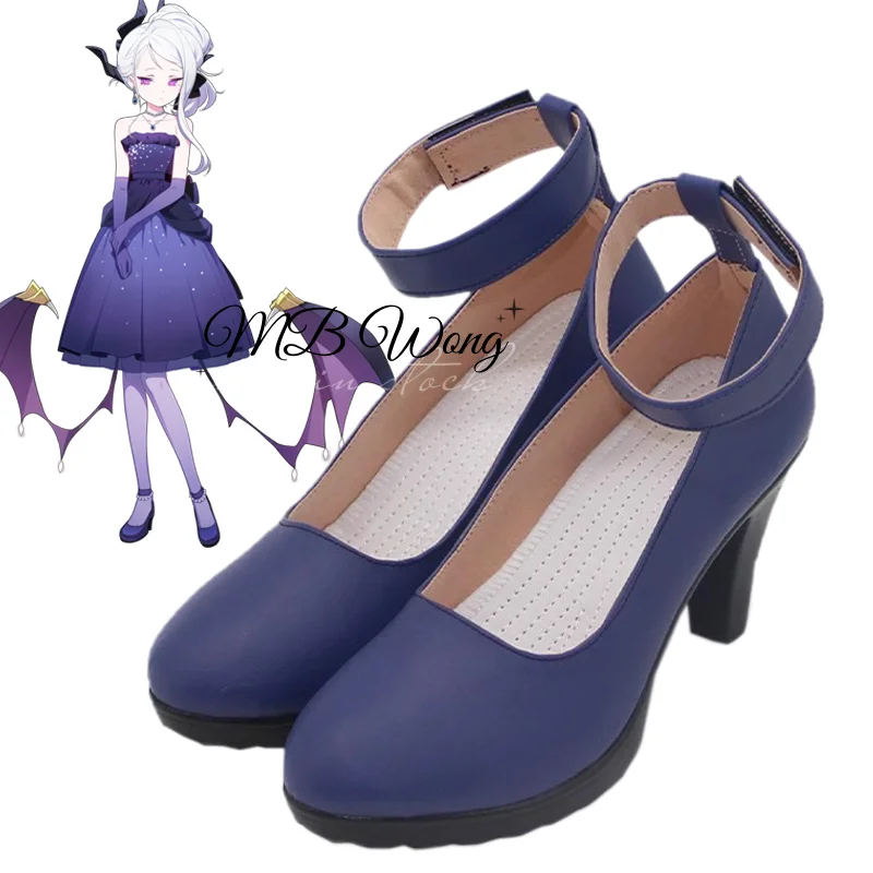 

Game Blue Archive Sorasaki Hina Cosplay Shoes Dress High-Heeled Role Play Halloween Carnival Christmas Party Outfit Shoes Prop