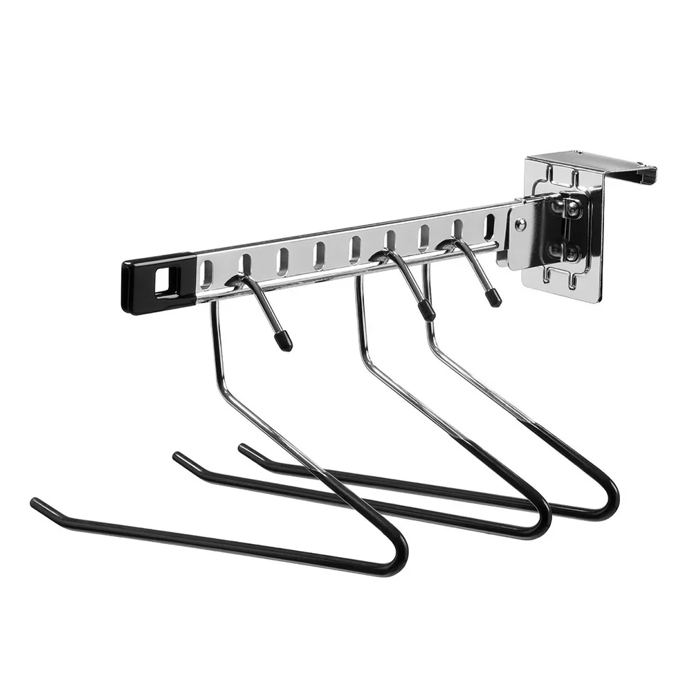 Cintre pliable au-dessus de la porte, rangement facile, support de séchage de vêtements, 10 trous de suspension, organisateur mural en métal réglable et sûr