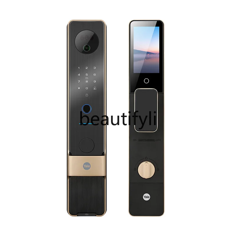 

Smart 3D Face Recognition Dual Camera Fingerprint Password Lock for Home Door