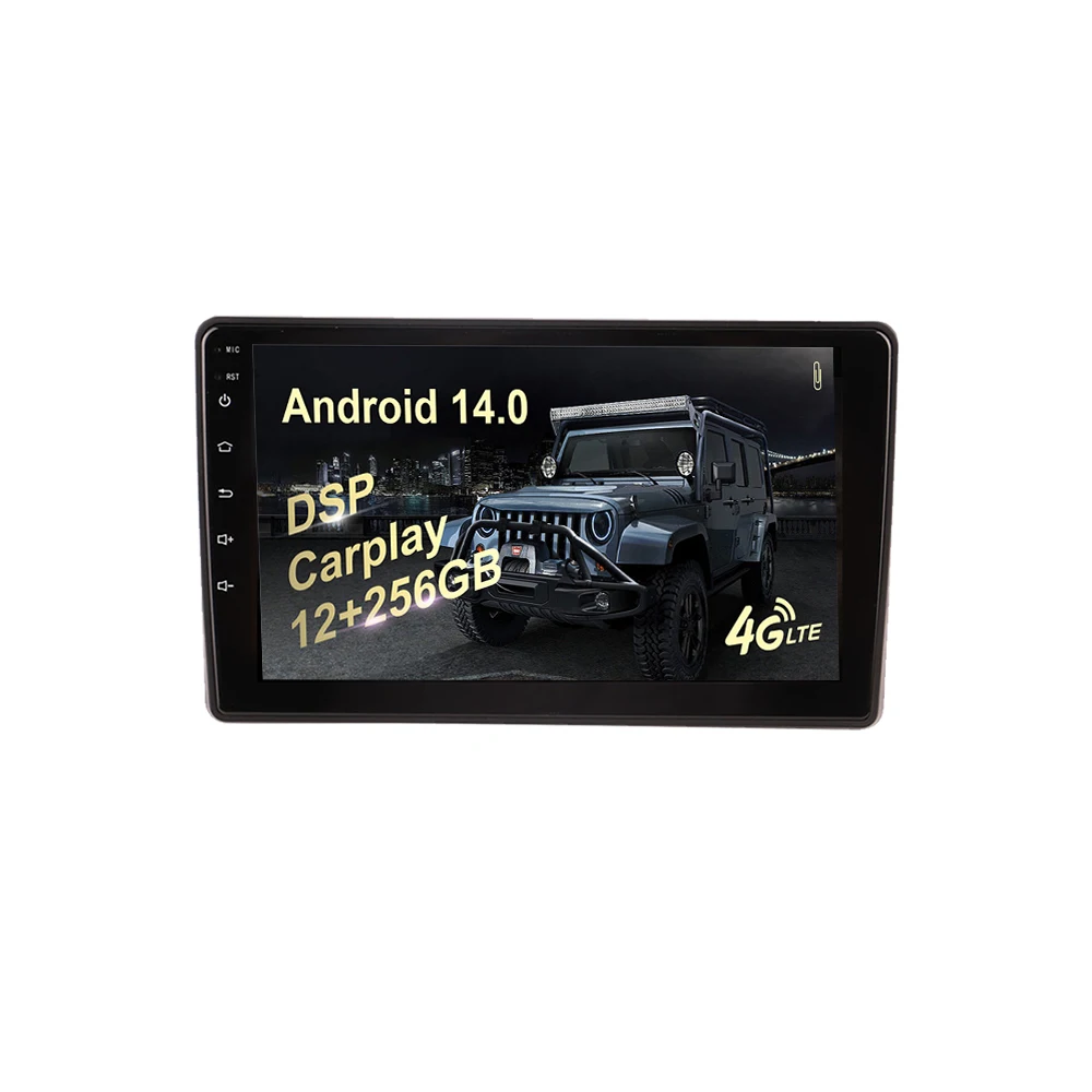 9.0 بوصة أندرويد 14.0 السيارات carplay لأودي A4 2002 إلى 2008 سيارة مشغل وسائط متعددة نظام تحديد المواقع والملاحة راديو اللمس scrren HD رئيس وحدة #1