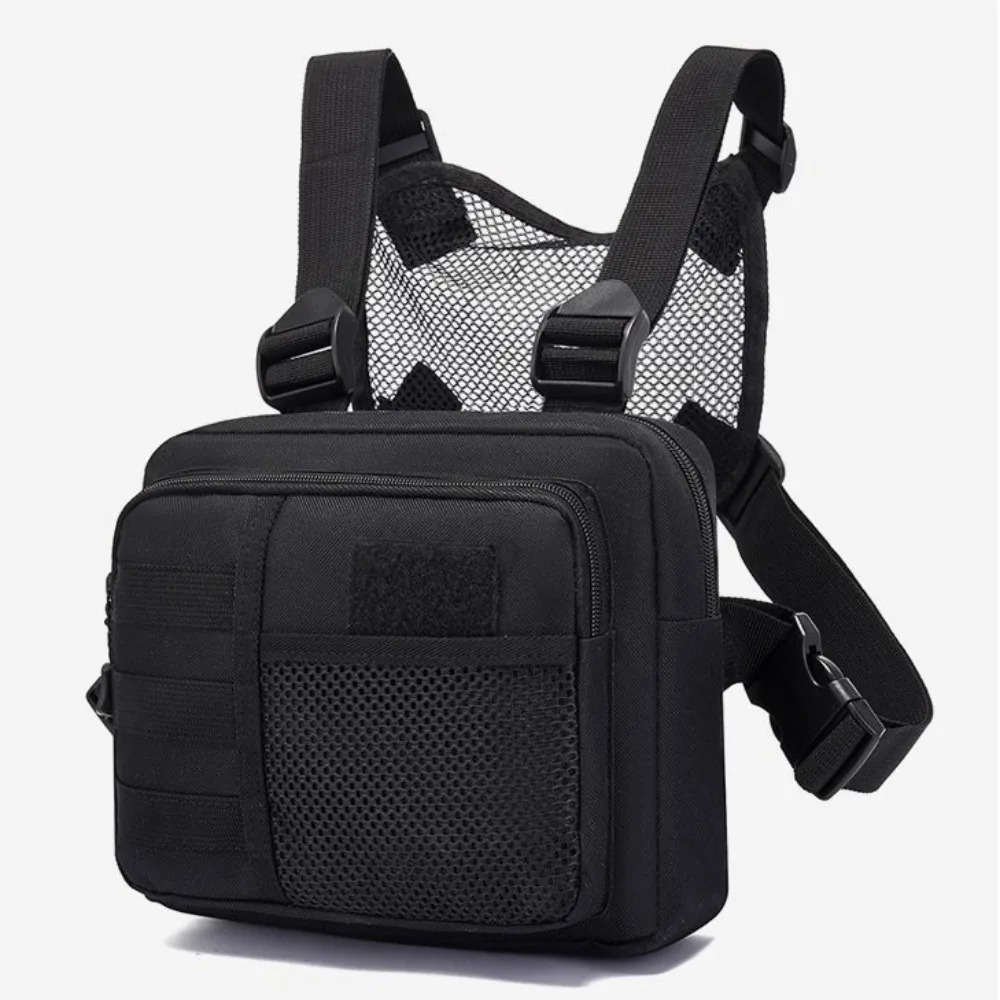 

Multi-function Men Chest Rig Bag Oxford Waterproof Outdoor Vest Bag High-capacity Streetwear Chest Bags for Running Travel