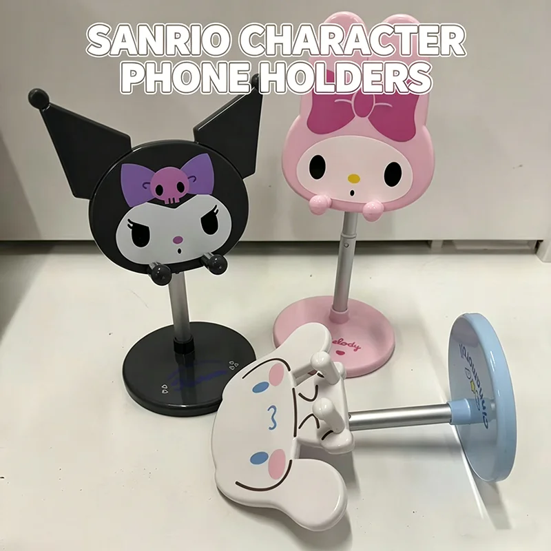 Cute Melody adjustable desktop phone ipad stand multi angle lazy holder portable desk support for watching drama online class