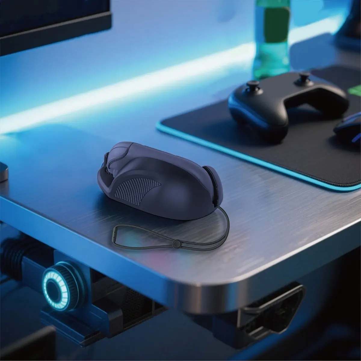 AA1737 Superior 2PCS Mouse Grip for Switch 2 Accessories Left Right Controller Desktop Mouse Mode Holder 2 Handle Stand A