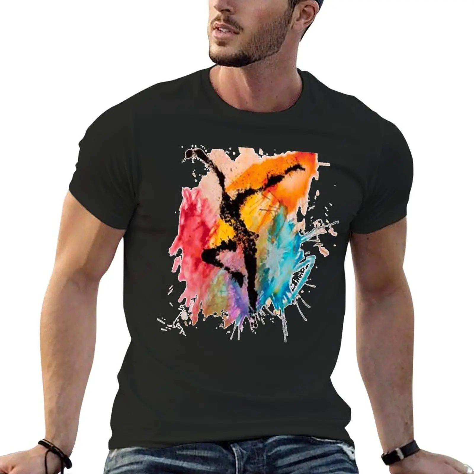 Authentic Dance Art T-Shirt aesthetic clothes funnys slim fit t shirts for men