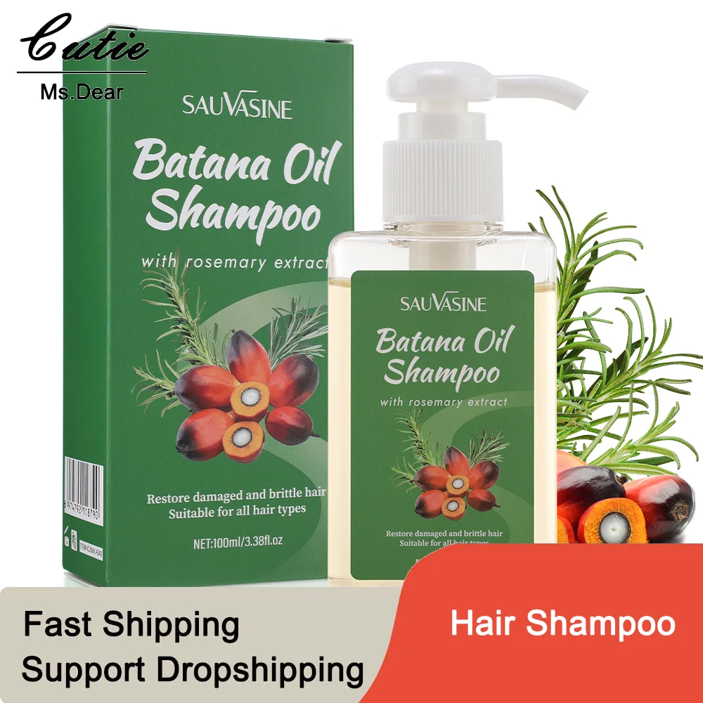 

Batana Oil Shampoo Hair Strengthens Anti Loss Restore Damaged Split Hair Scalp Cleansing Dandruff Control Hair Growth Shampoo
