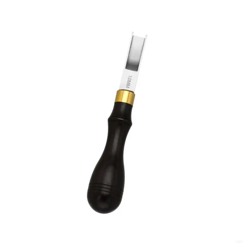 Leather Edging Skiving Beveler Tool Leather Edging Skiver Tool Leather Craft Tool Handle Leather Craft Trimmer Tool X3UC