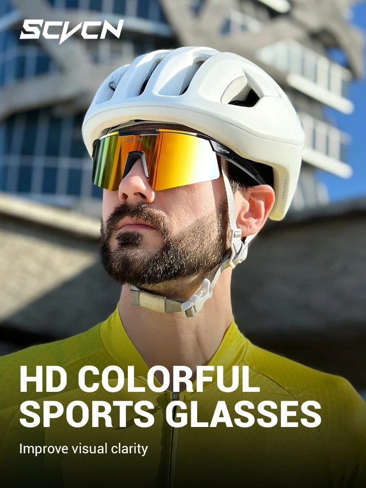 AliExpress SCVCN New Outdoor Cycling Goggles Men Hiking Sunglasses Women Sports Eyewear Mountain Cycling Goggles UV400 Protection Glasses