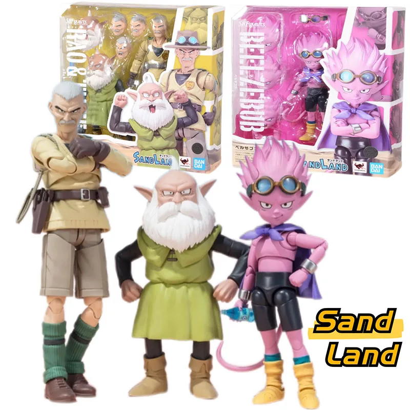 

In Stock S.h.figuarts Shf Sand Land Beelzebub Rao & Thief Anime Action Figures Toys Models Collector Desktop Ornaments Gifts