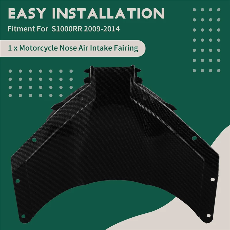 

A42M-Motorcycle Front Nose Center Air Intake Ram Fairing For BMW S1000RR S1000 RR BMWS1000RR 2012-2014