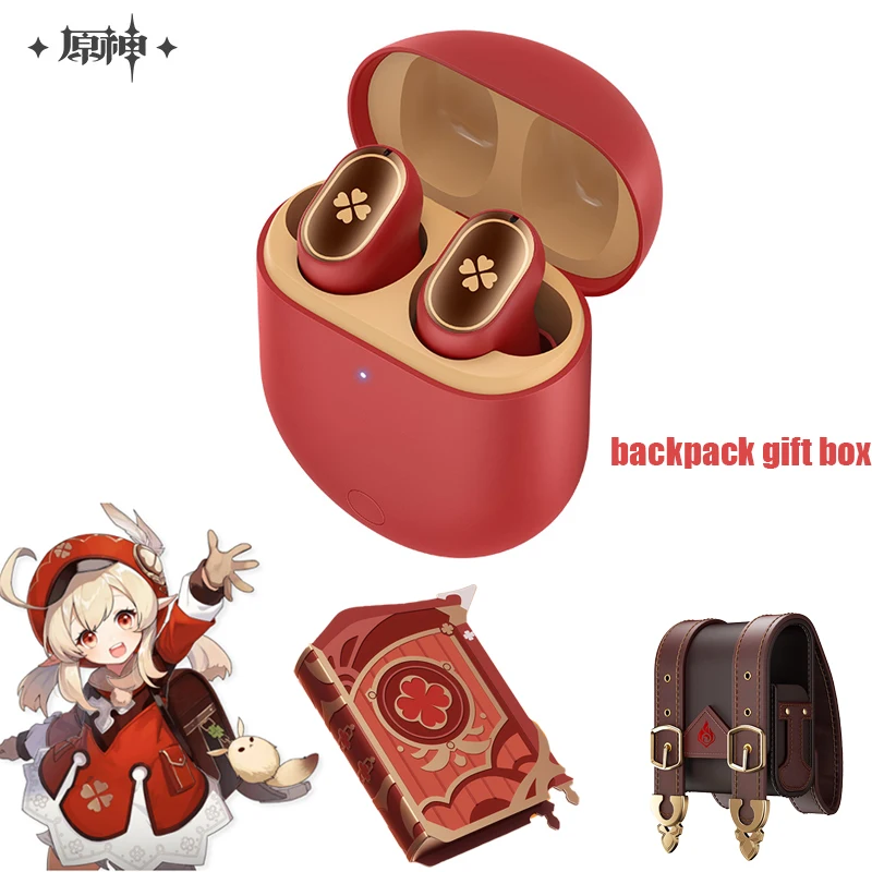 

Original Redmi Airdots 3 Pro Genshin Impact Customized Bluetooth Headset Klee Usb Charging Exquisite Gift Box Bag Gift